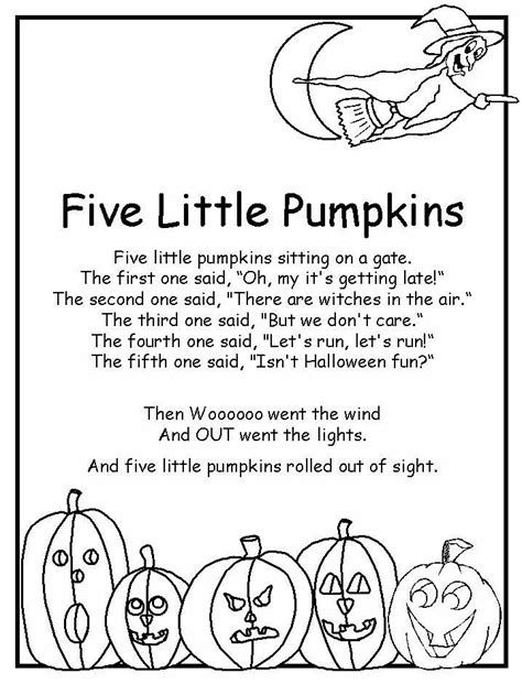 Halloween Poems Pdf Document First Grade Halloween Poems - First Grade Halloween Poems