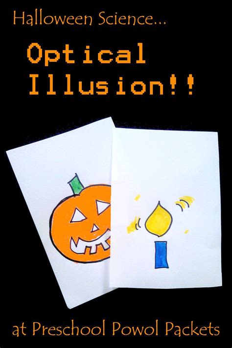 Halloween Science Experiment Optical Illusions Illusion Science - Illusion Science