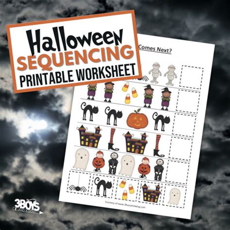 Halloween Sequencing Worksheet For Kindergarten   Cut And Paste Story Sequencing Worksheets For Kindergarten - Halloween Sequencing Worksheet For Kindergarten