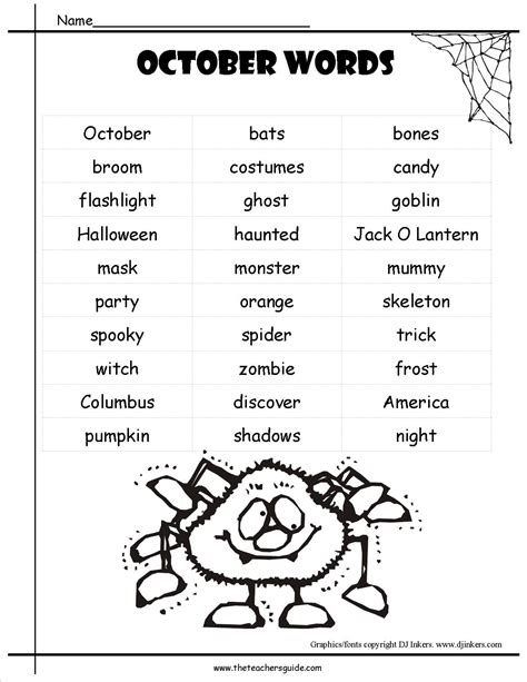 Halloween Spelling 1st Grade Super Teacher Worksheets Halloween 1st Grade Worksheet Packets - Halloween 1st Grade Worksheet Packets