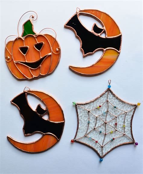 halloween stained glass patterns
