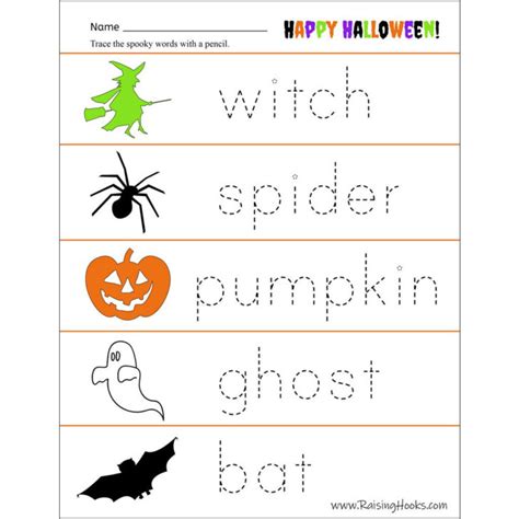 Halloween Tracing Worksheets Raising Hooks Writing Hooks Worksheet - Writing Hooks Worksheet