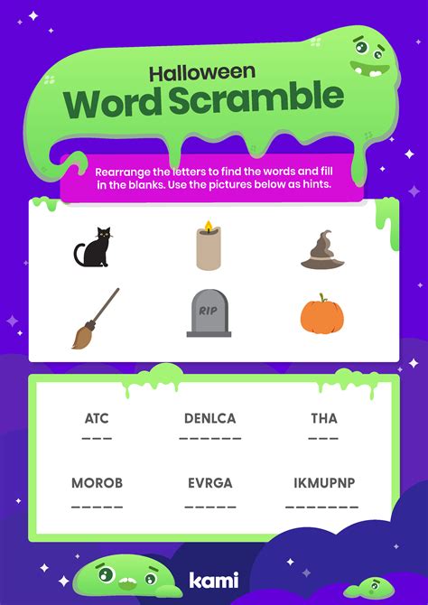 Halloween Word Scramble For Teachers Perfect For Grades Halloween Spelling Words 5th Grade - Halloween Spelling Words 5th Grade