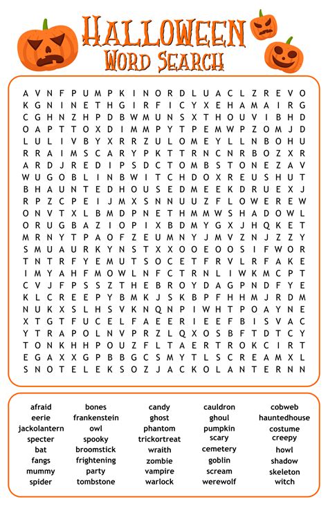 Halloween Word Search Safe Kid Games 1st Grade Halloween Word Search - 1st Grade Halloween Word Search