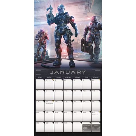 Full Download Halo 2018 Wall Calendar 