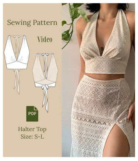 halter top pattern Sewing Patterns Pinterest