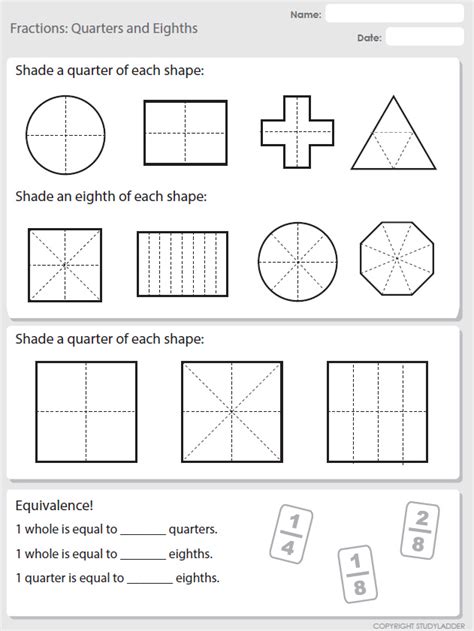 Halves Fourths And Eights Worksheets K12 Workbook Halves Fourths And Eighths Worksheet - Halves Fourths And Eighths Worksheet