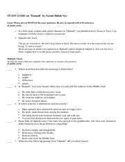 Full Download Hamadi Study Guide Answers 