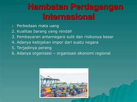 Hambatan Perdagangan Internasional