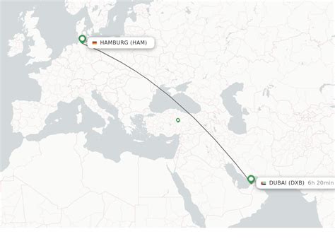 hamburg dubai entfernung flug