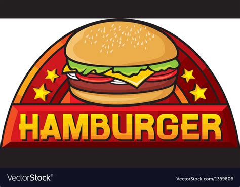 hamburger sign