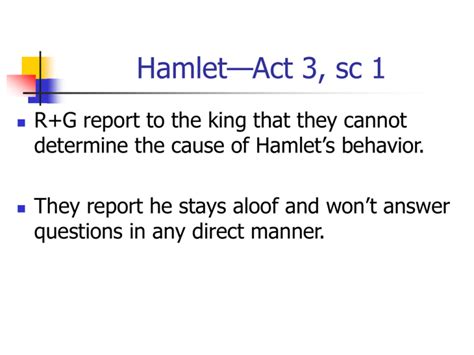Hamlet Act 3 Sc 1