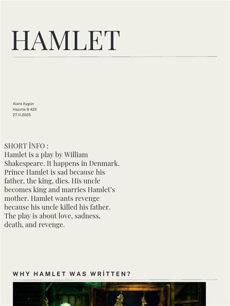 Hamlet Play Pdf