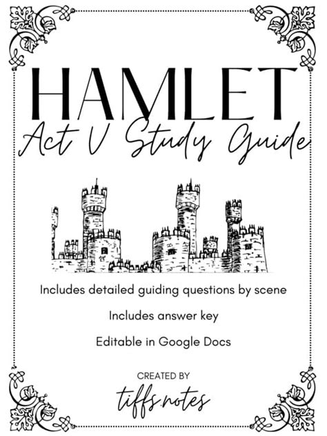 hamlet study guide act 5 answers