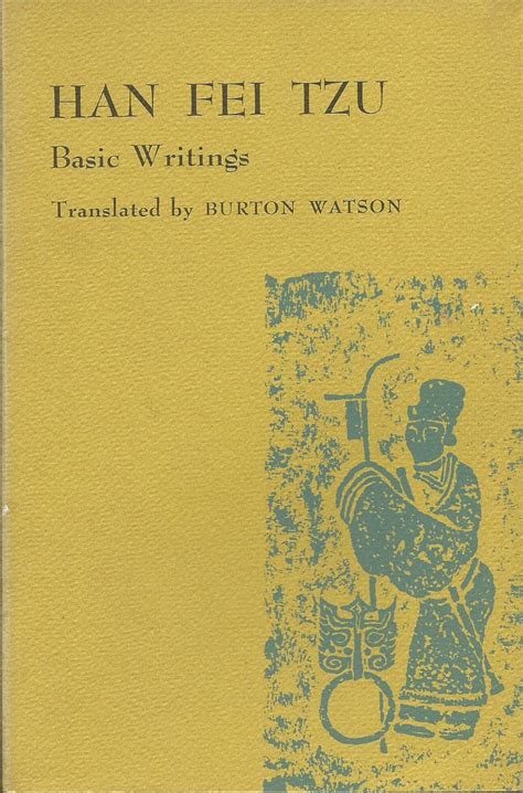 han fei tzu basic writings translations from the a