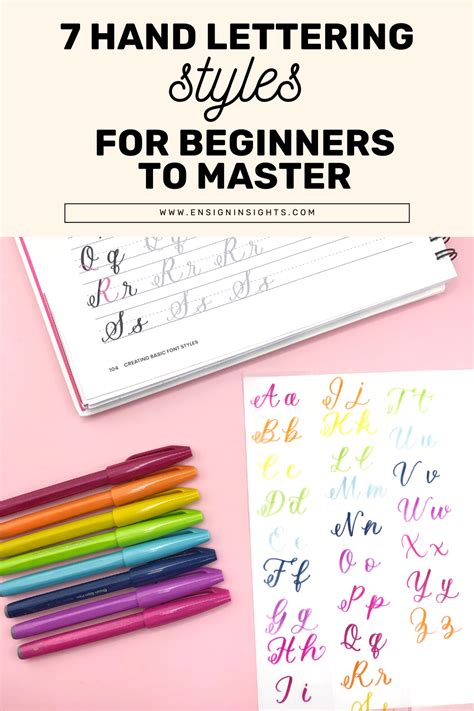 hand lettering simple creative styles for cards s