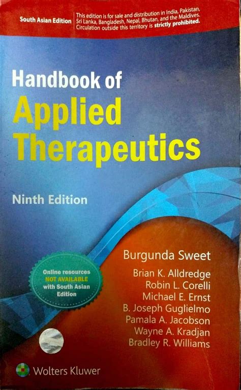 handbook of applied therapeutics