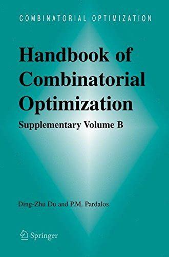 handbook of combinatorial optimization vol a supplement 1st edition