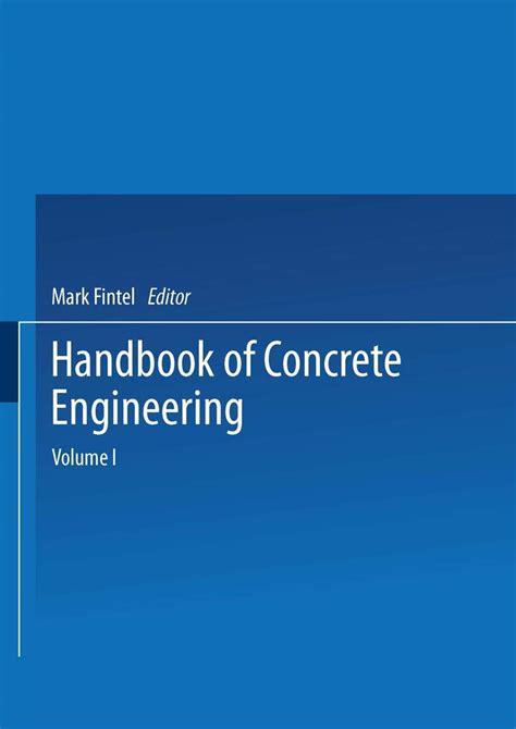 Handbook Of Concrete Engineering Mark Fintel Download