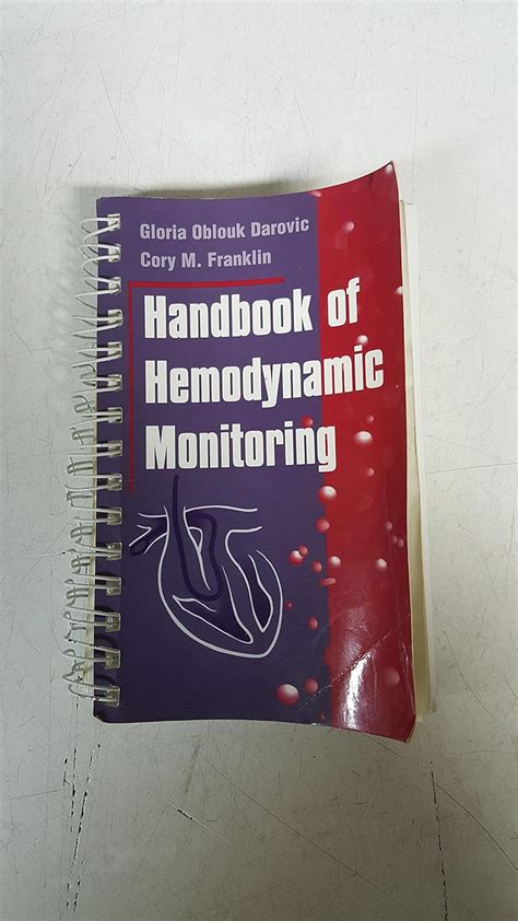 Handbook Of Hemodynamic Monitoring