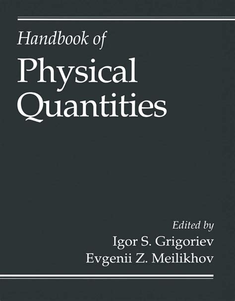 handbook of physical quantities