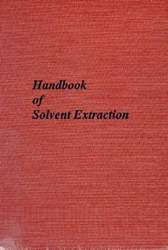 Handbook Of Solvent Extraction