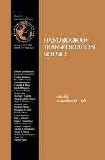 Handbook Of Transportation Science Springerlink Transportation In Science - Transportation In Science