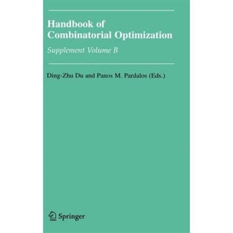 Full Download Handbook Of Combinatorial Optimization Vol A Supplement 1St Edition 
