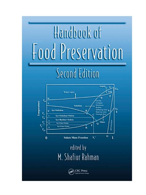 Read Online Handbook Of Food Preservation Second Edition Free Download 