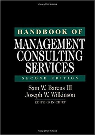 Read Handbook Of Management Consulting Services 