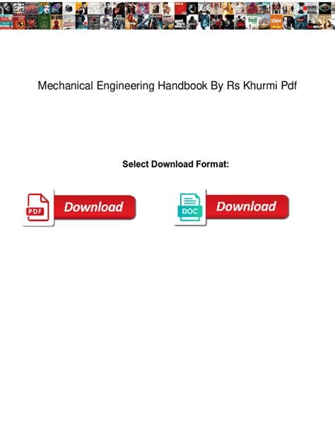 Read Handbook Of Mechanical Engineering Khurmi 