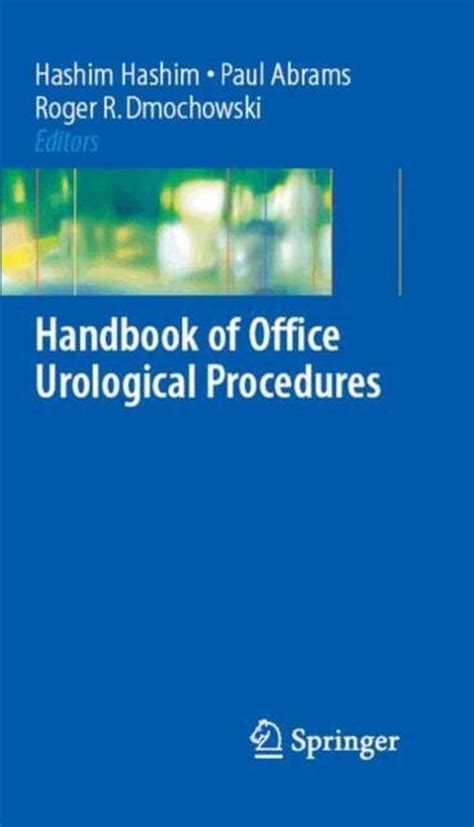 Read Handbook Of Office Urological Procedures 