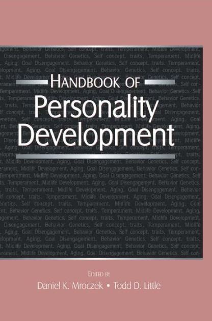 Download Handbook Of Personality Development By Daniel K Mroczek 
