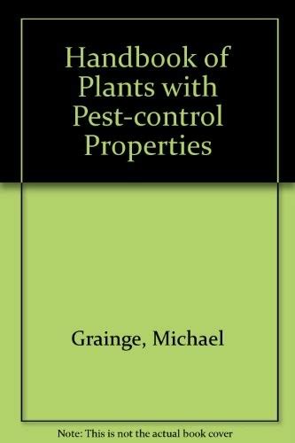 Read Handbook Of Plants With Pest Control Properties Zaraa 