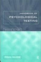 Read Handbook Of Psychological Testing 