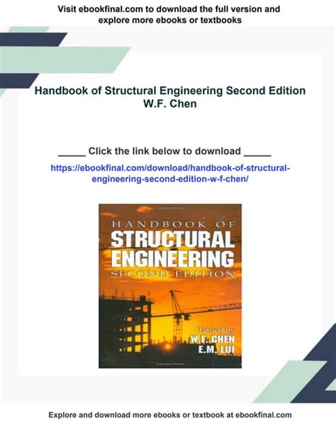 Full Download Handbook Of Structural Engineering Second Edition 