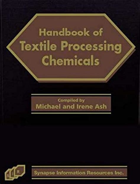 Read Online Handbook Of Textile Processing Chemicals 