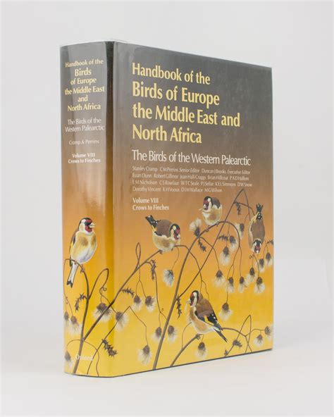 Full Download Handbook Of The Birds Of Europe The Middle East And North Africa The Birds Of The Western Palearctic Volume Viii Crows To Finches 