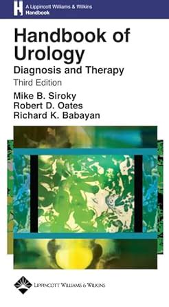 Read Handbook Of Urology Diagnosis And Therapy Aviity 