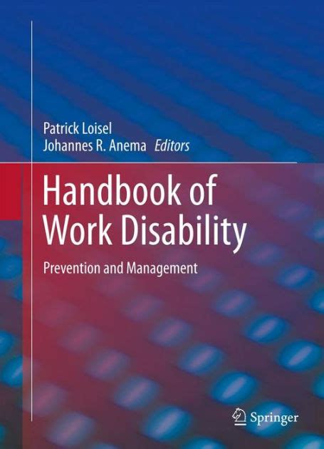 Full Download Handbook Of Work Disability 