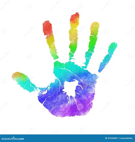 handprint colored