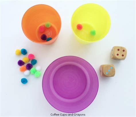 Hands On Math Game Coffee Cups And Crayons Math On Hand - Math On Hand