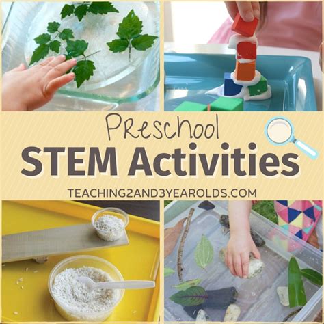 Hands On Preschool Stem Activities Teaching 2 And Stem Science Activities For Preschool - Stem Science Activities For Preschool