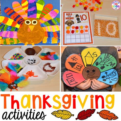 Hands On Thanksgiving Centers For Kindergarten Kindergarten Thanksgiving Unit - Kindergarten Thanksgiving Unit