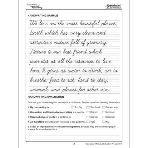 handwriting book