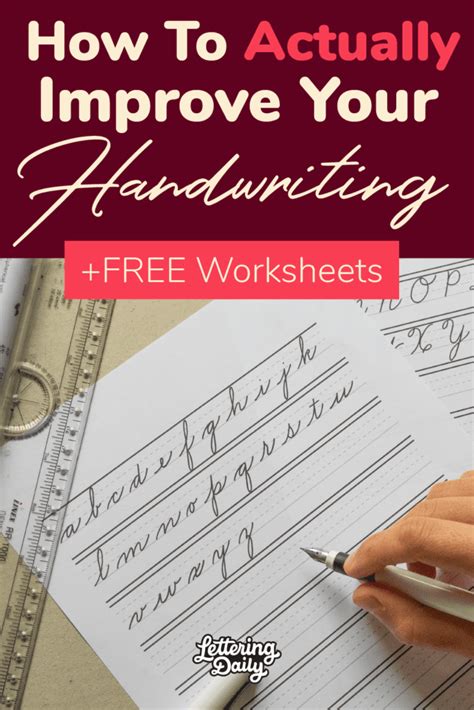 Handwriting Improvement Exercises
