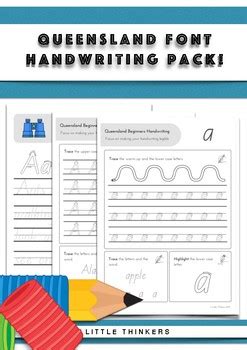 handwriting sequence for queensland beginners alphabet