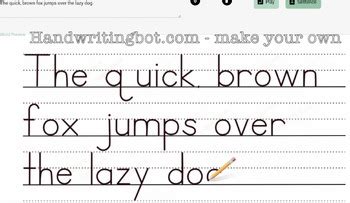 Handwriting Speed Test Quick Brown Fox Scoring