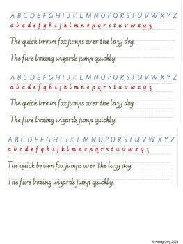 Handwriting Victorian Cursive On Lined Paper