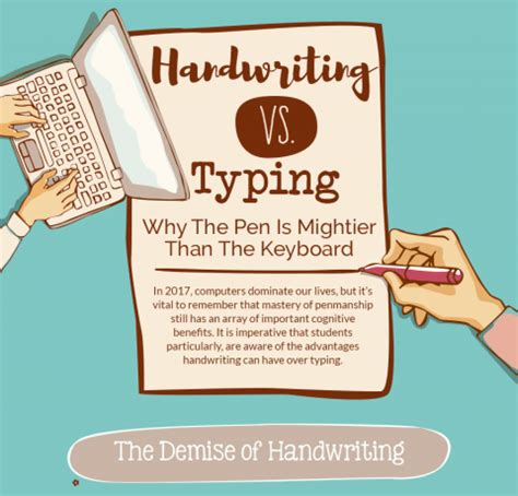 Handwriting Vs Typing Is The Pen Still Mightier Typing Writing - Typing Writing